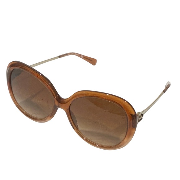 Coach Accessories - Coach Tan Womens Horse And Carriage Hinged Sunglasses
